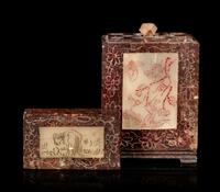 Three Chinese Jade and Hardstone Articles