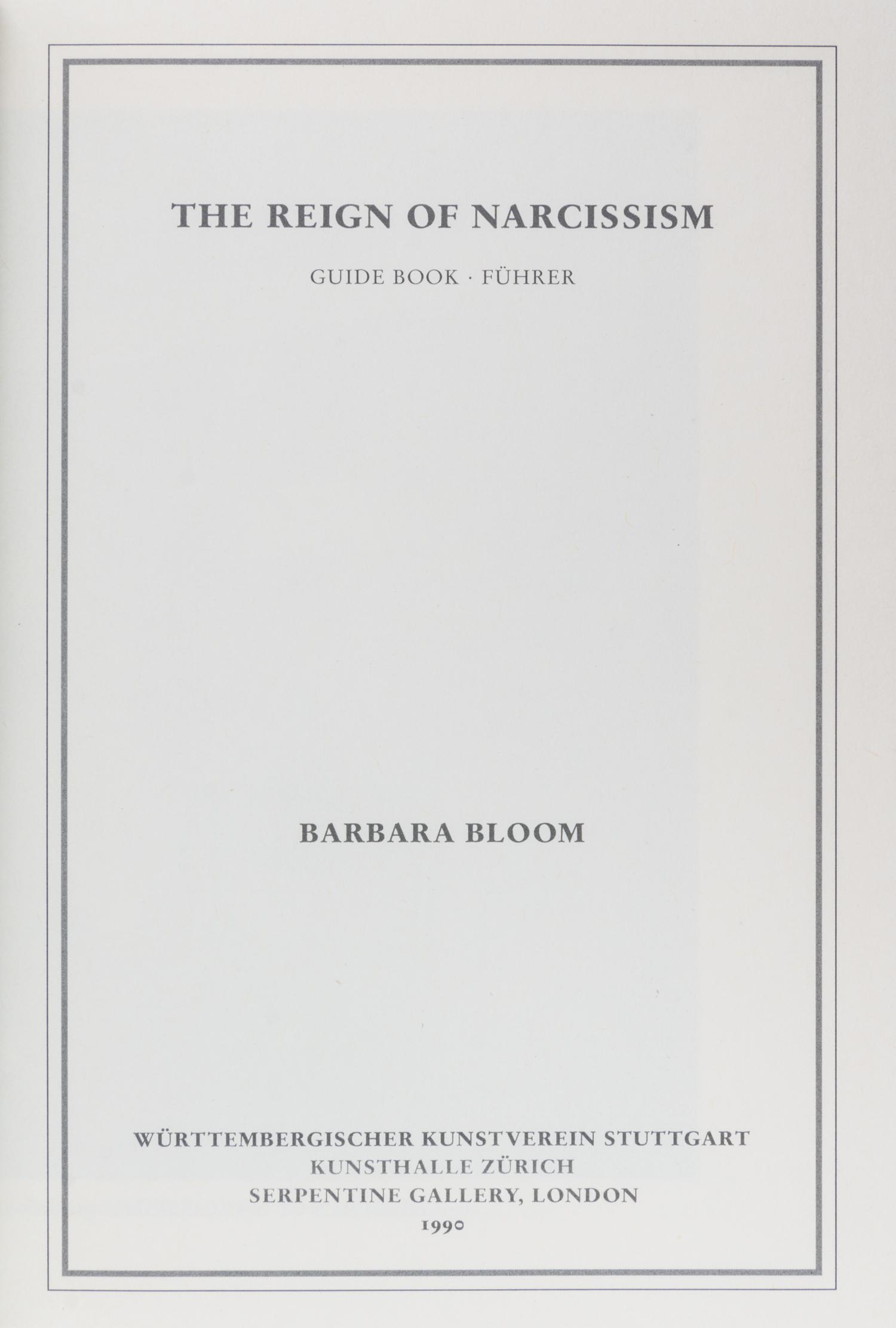(ART CRITICISM) 9 works, including Barbara Bloom, David Godbold, Stan Brakhage, Vito Acconci and Richard Prince.