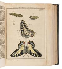 [NATURAL HISTORY.] ROSEL VON ROSENHOF, August Johann (1705-1759). Der Monatlich-Herausgegebenen Insecten Belustigung . Nuremberg: Johann Joseph Flesichmann, 1746-1761.