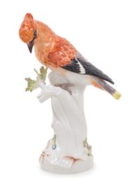 A Meissen Porcelain Bird Figure