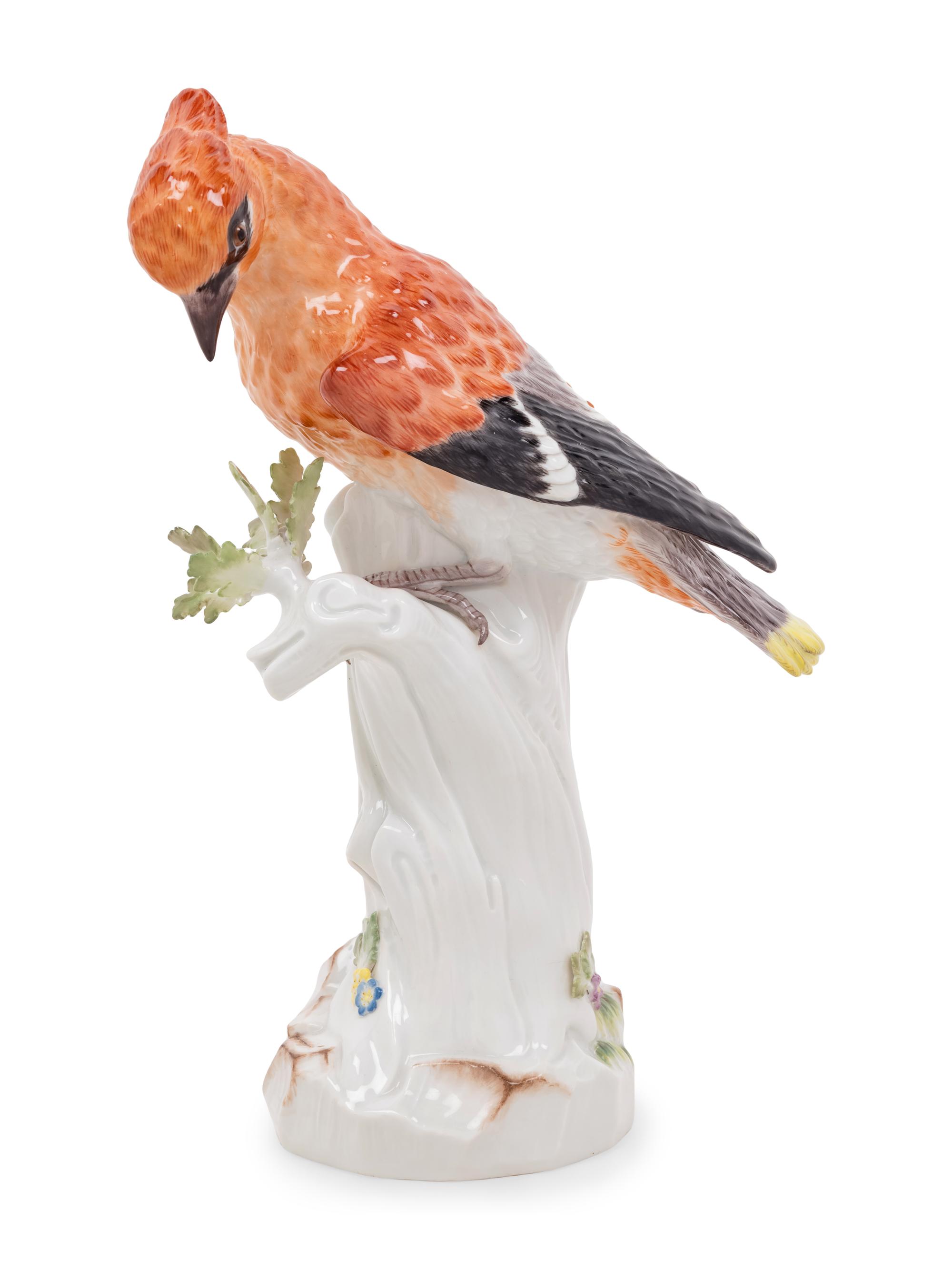 A Meissen Porcelain Bird Figure