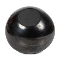 Carved Blackware Jar, with Greek Key Motif