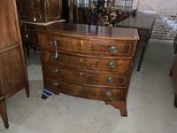 A George III Mahogany Bowfront Chest of Drawers