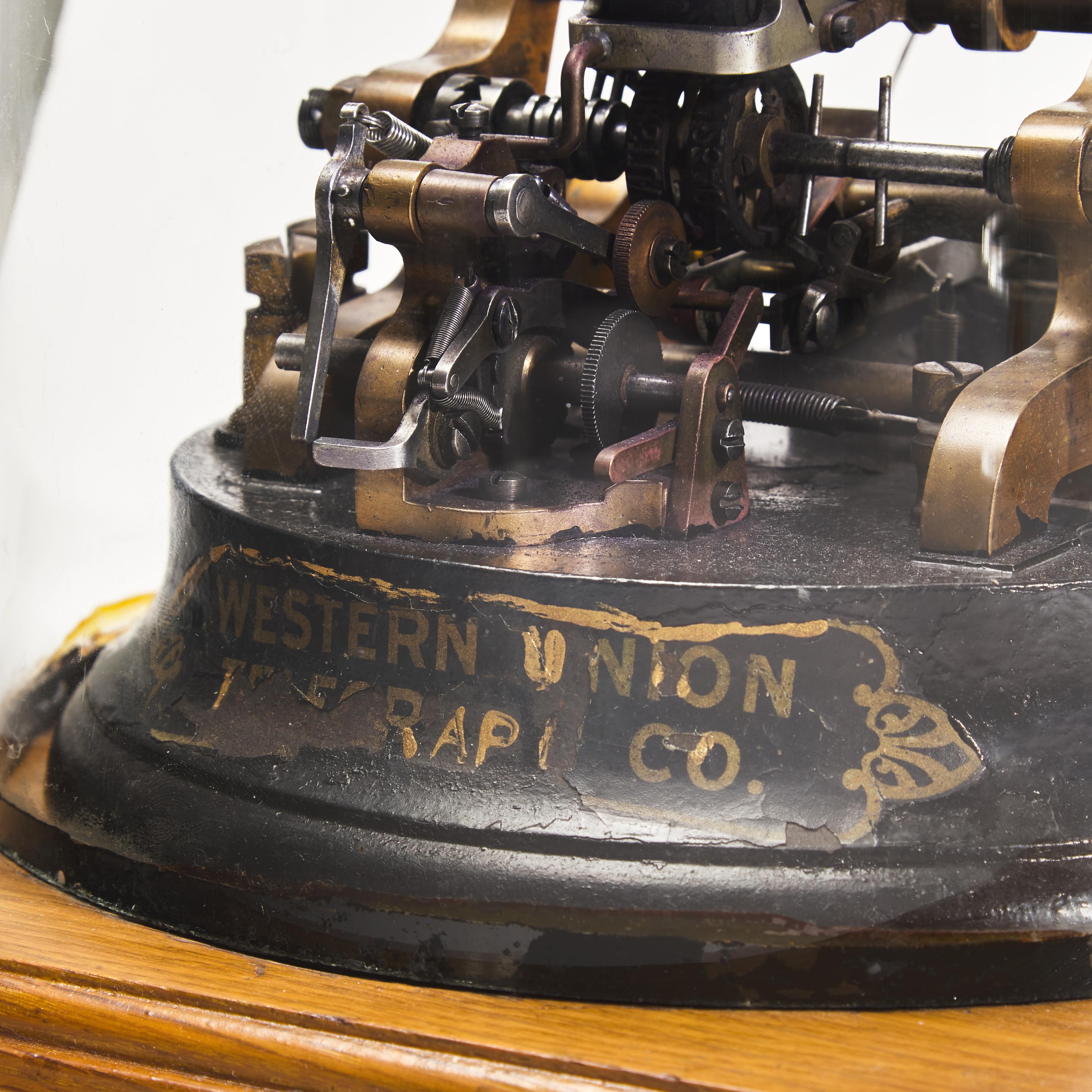 A Thomas A. Edison Type Universal Stock Ticker, Model 3-A, Serial no. 3054, for Western Union