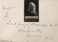 (BRITISH POLITICIANS) A collection of 10 clipped signature and inscriptions of British politicians mounted to board.