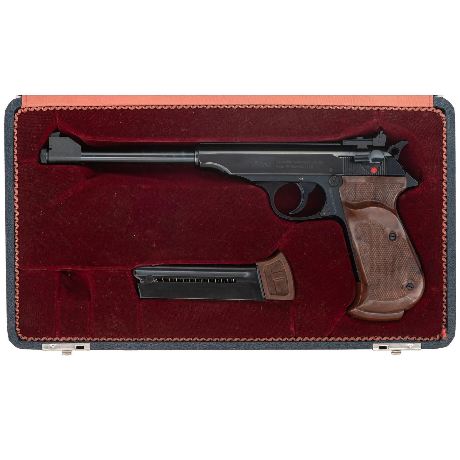 **Walther PP Sport 22 in Case with Two Magazines