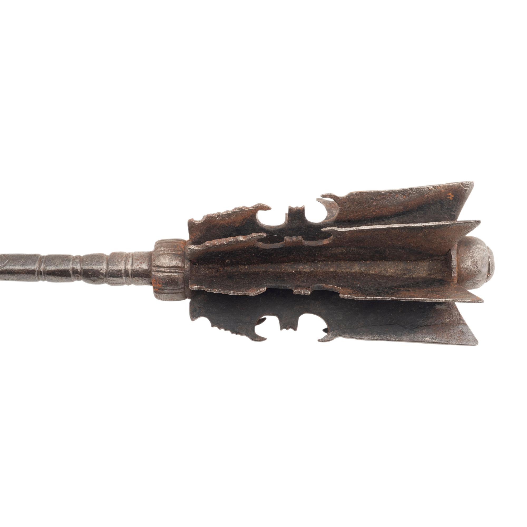 An Indo-Persian Shishpar (Flanged Mace)