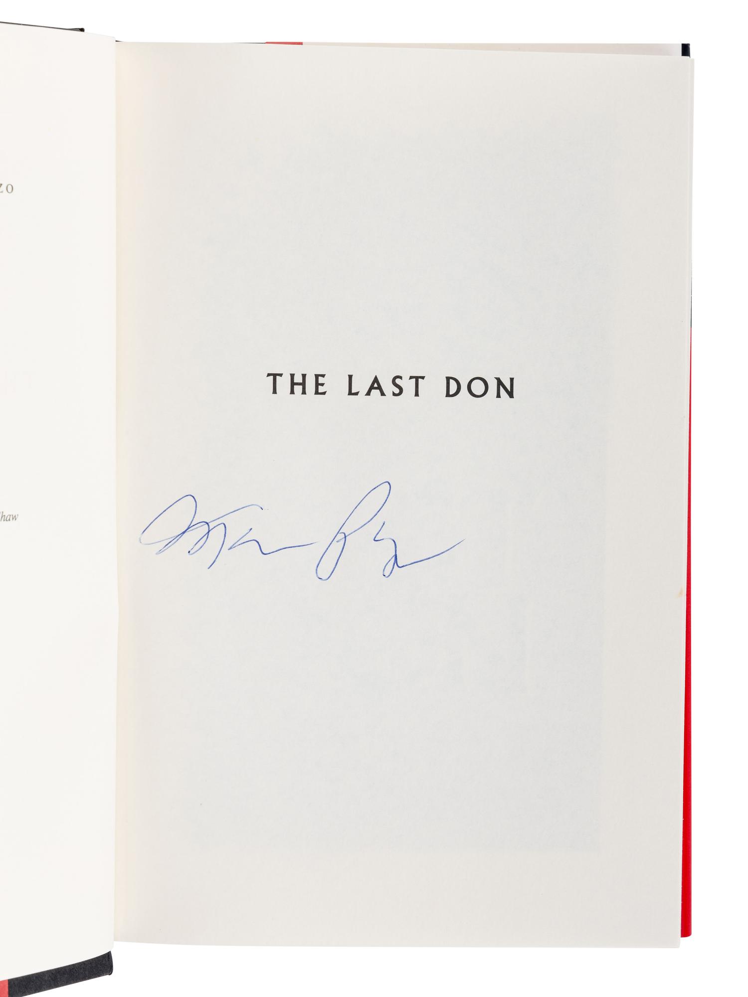 PUZO, Mario (1920-1998). A group of 5 works by Puzo, MOST FIRST EDITION, comprising: