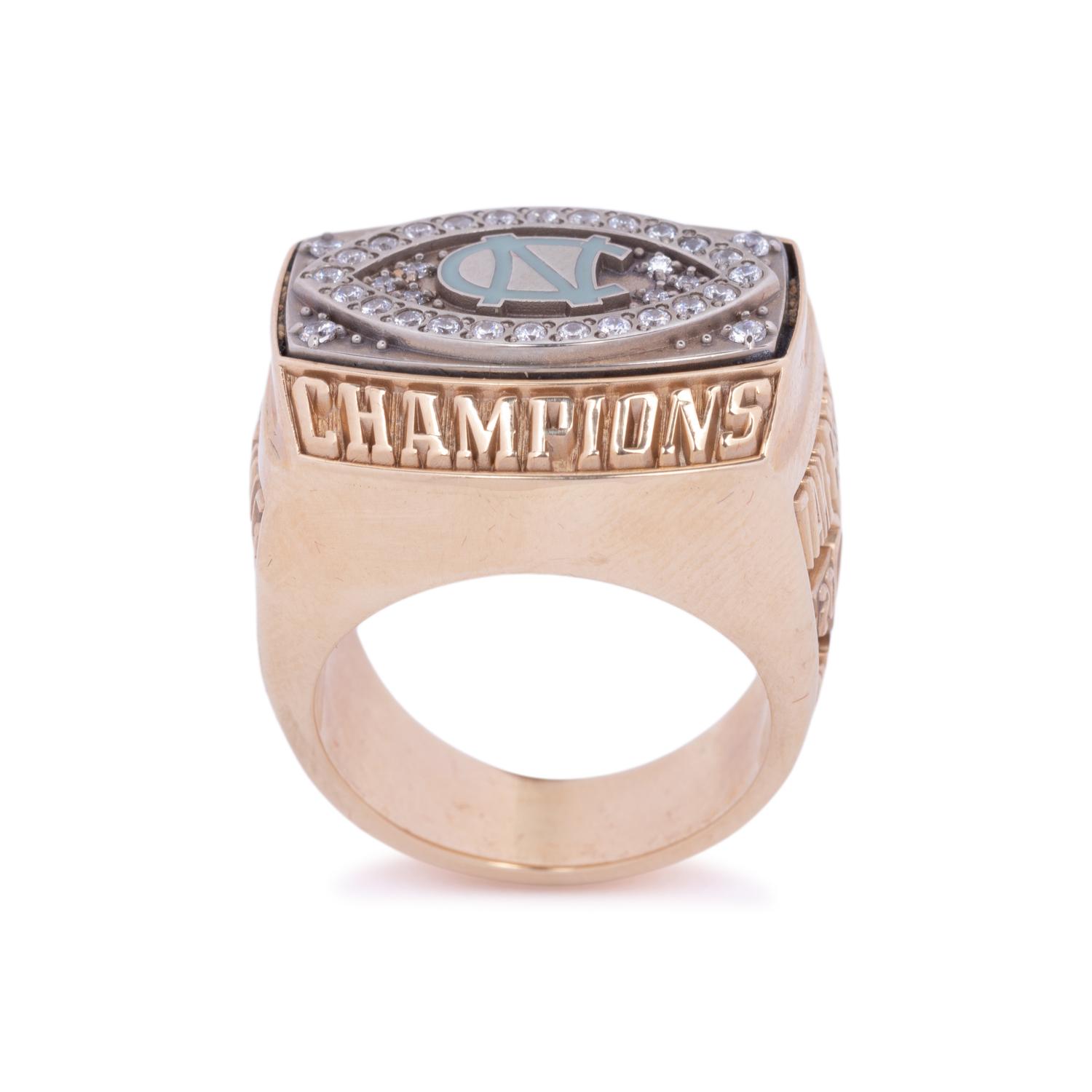 A University of North Carolina Football 2001 Peach Bowl Championship Salesmans Sample Ring