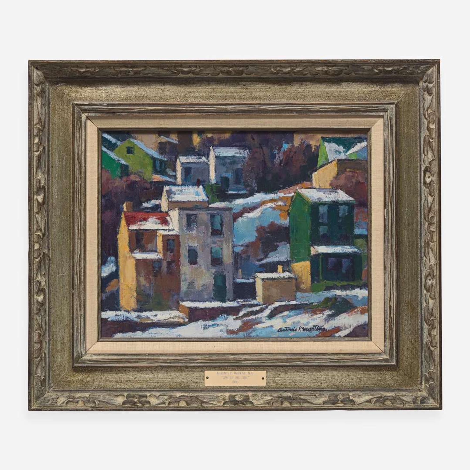 Antonio Pietro Martino (American, 1902-1989) Winter Hillside