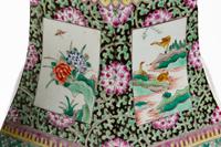 A Monumental Pair of Chinese Porcelain Hexagonal Vases