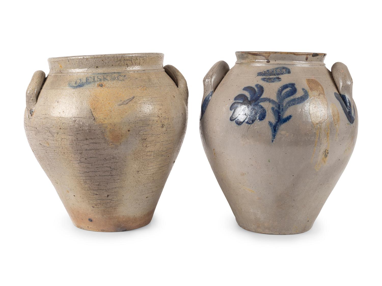Two Ohio Stoneware Jugs