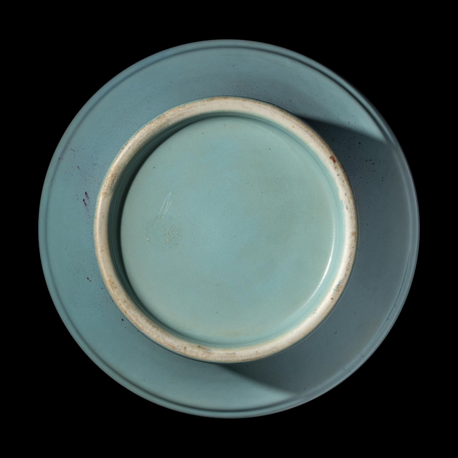 A Chinese Splashed Glazed Porcelain Vase
