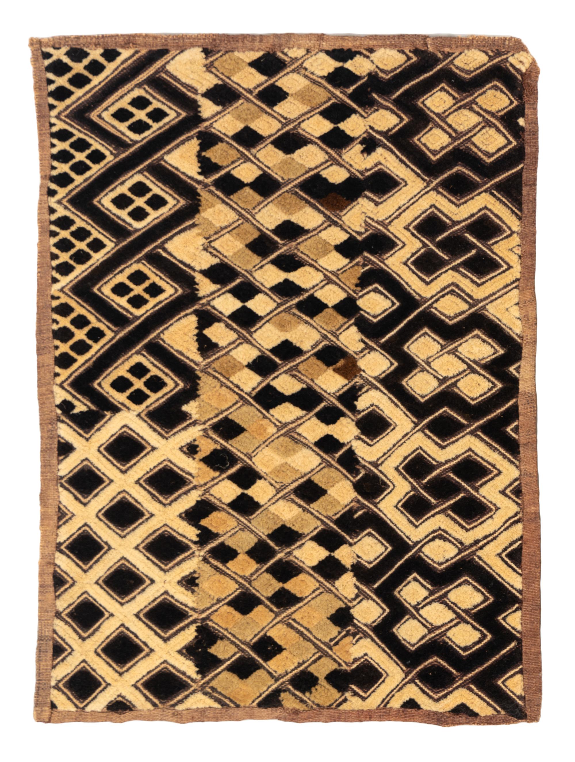 Three Raffia Kuba Cloths