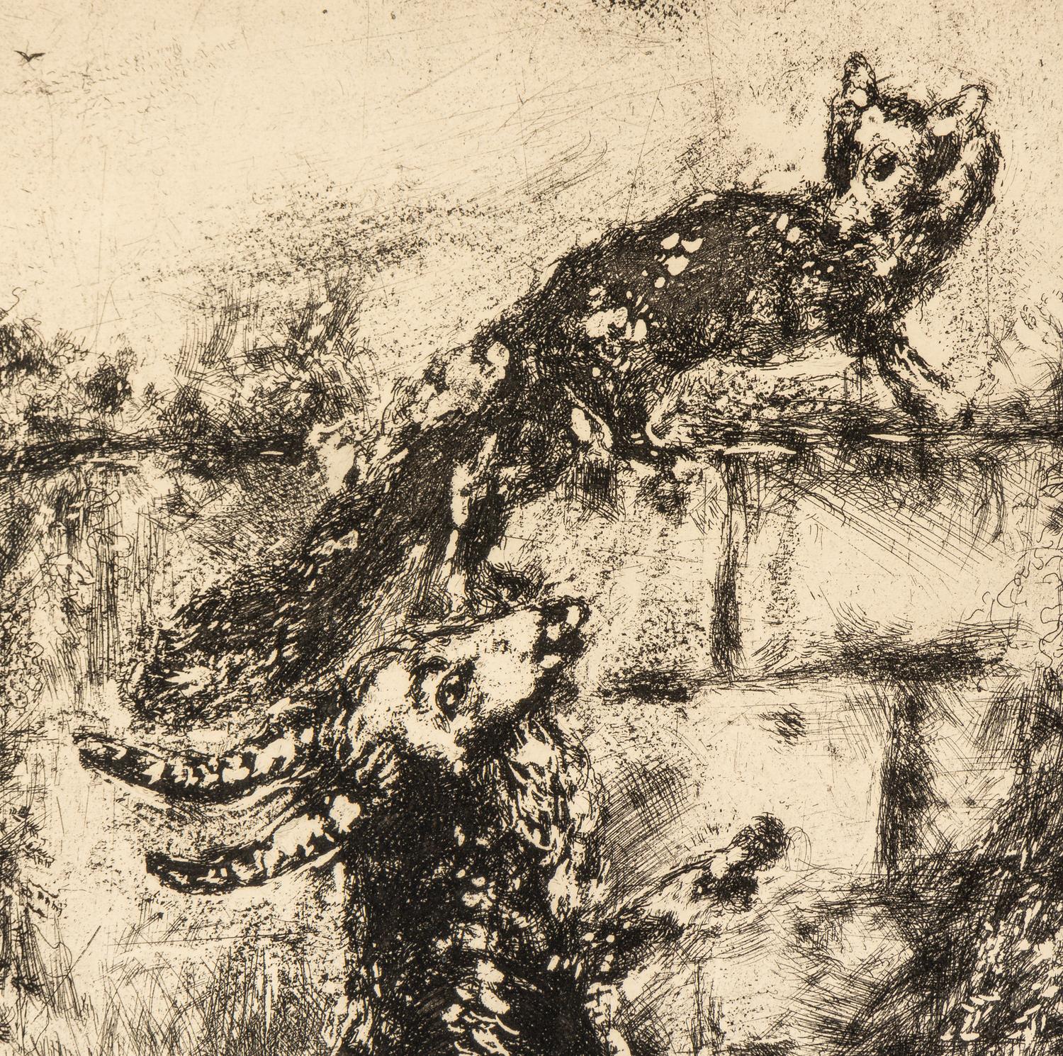 A Pair of Works from Fables de la Fontaine