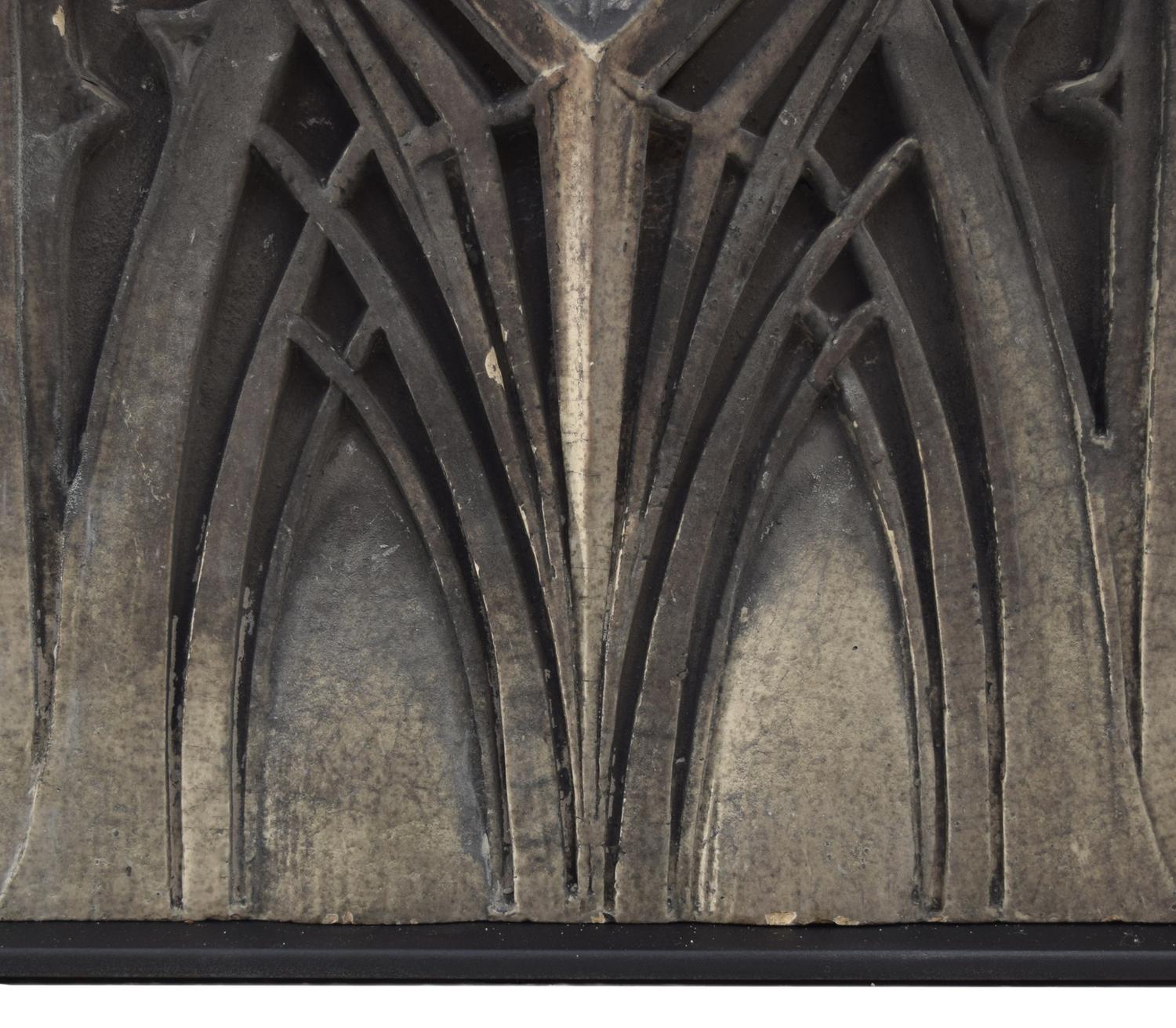 A Terra Cotta Facade Fragment from the Western Methodist Book Exchange in Chicago 18" W x 6" D x 18" H — United States, Circa 1899