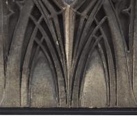 A Terra Cotta Facade Fragment from the Western Methodist Book Exchange in Chicago 18" W x 6" D x 18" H — United States, Circa 1899