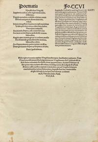 [Literature] Virgil: Opera Vergiliana...
