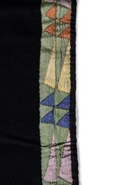 Osage Satin Ribbonwork Wool Leggings