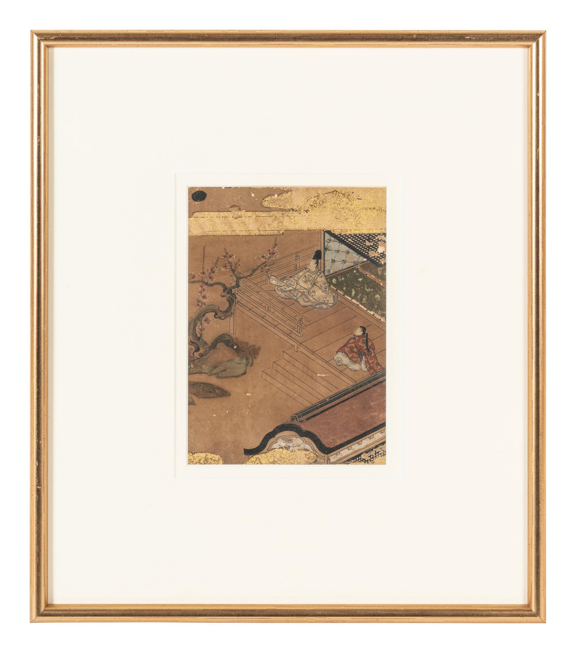 Two Paintings and a Japanese Fan