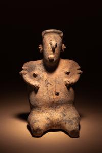 A Nayarit Terracotta Seated Female Figure