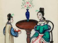 Eight Chinese Pith Paintings