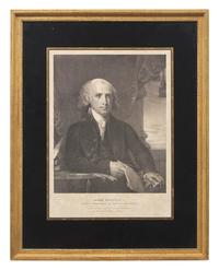 Three Engraved Portraits of Marquis de Lafayette, James Madison, and James Monroe