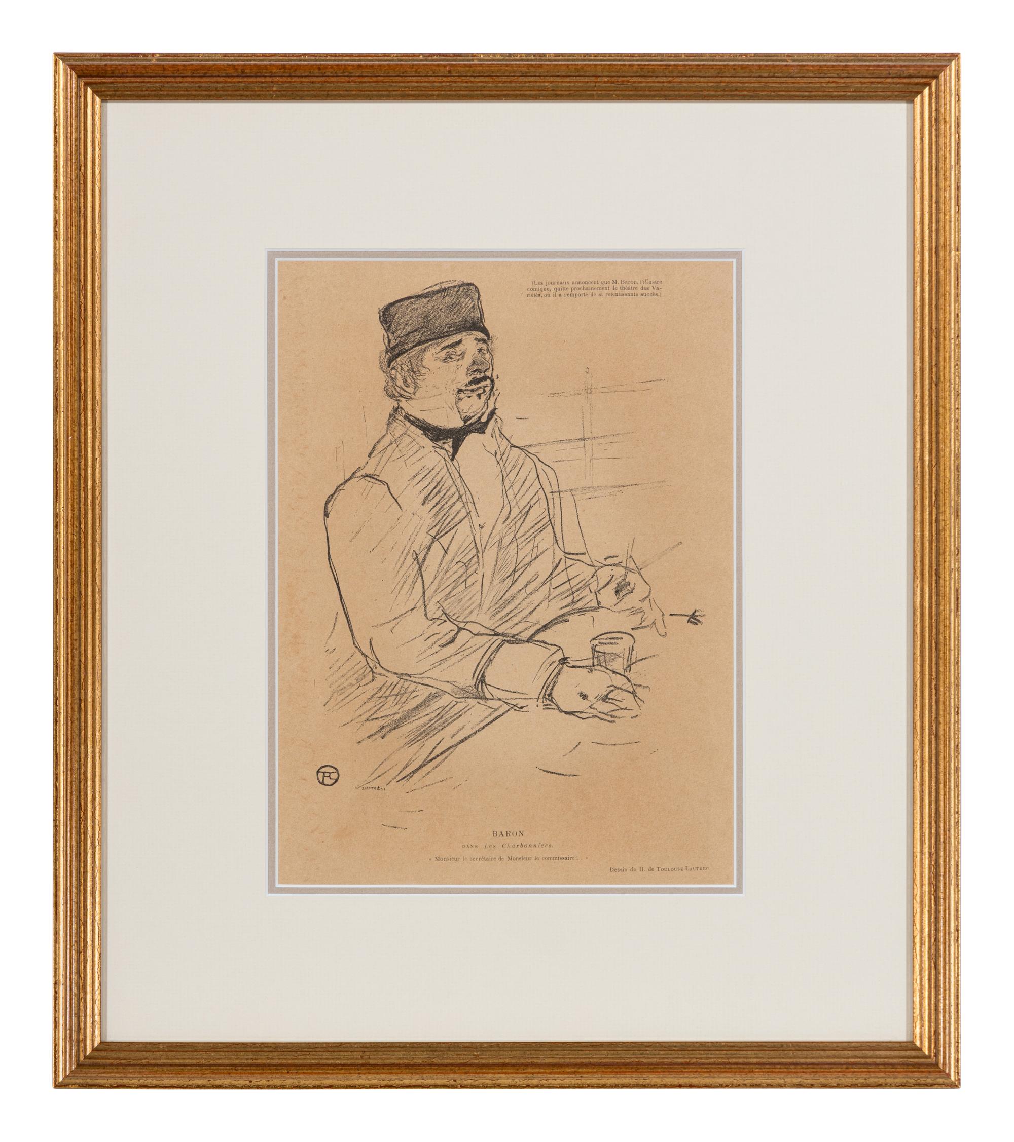 A Group of Three Prints from Le Rire ( Baron Dans Le Charbonniers , Entree de Cha-U-Kao , and Chocolat Dansant Dans Un Bar )