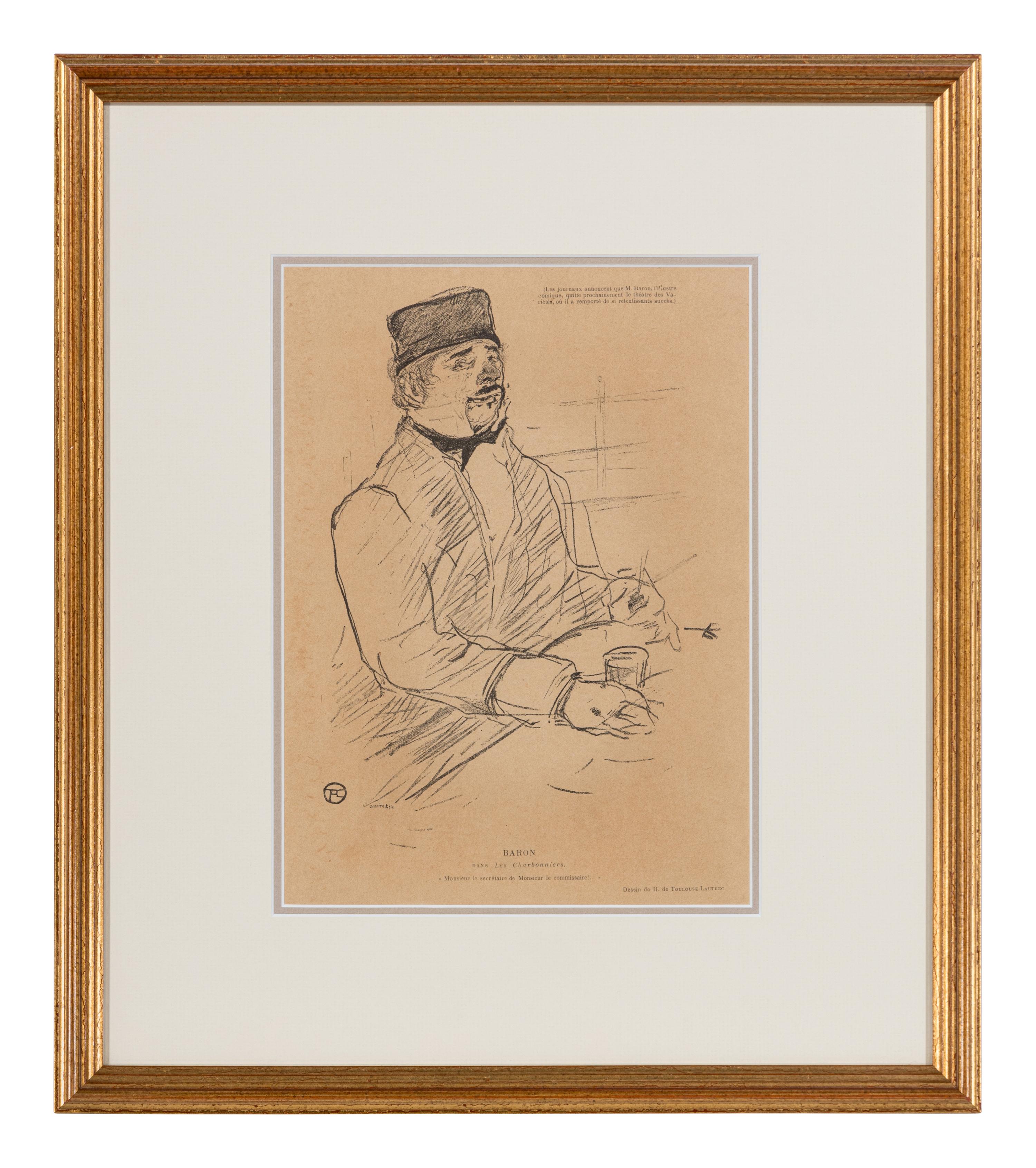 A Group of Three Prints from Le Rire ( Baron Dans Le Charbonniers , Entree de Cha-U-Kao , and Chocolat Dansant Dans Un Bar )