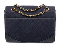 Chan el, Quilted Canvas Flap Bag