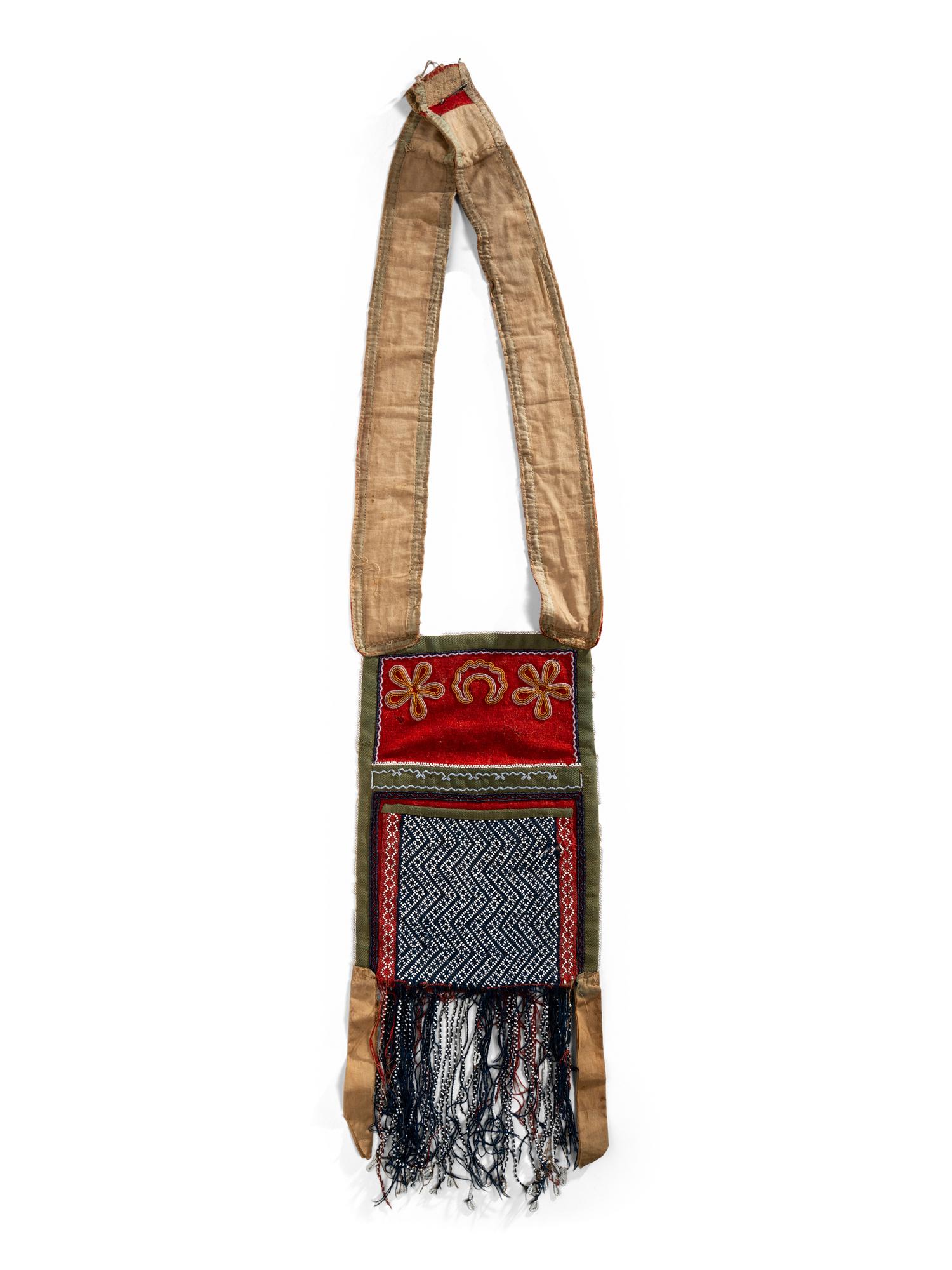 Early Great Lakes Double-Sided Bandolier Bag