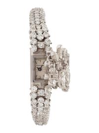 BLANCPAIN, PLATINUM AND DIAMOND SURPRISE WRISTWATCH