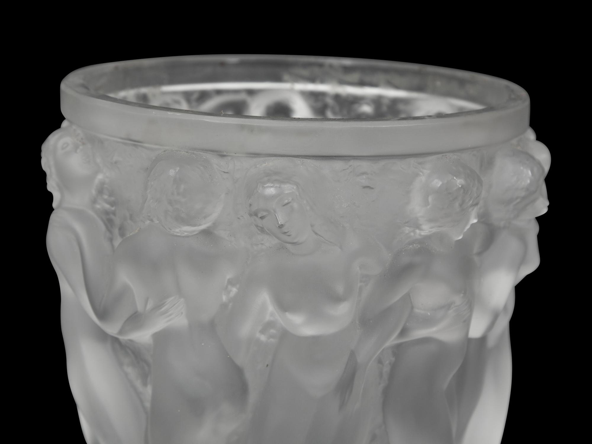 A Lalique Bacchantes Vase