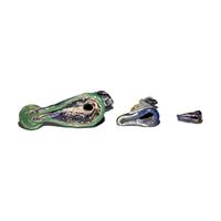 Three Phoenician Glass Bird Pendants
