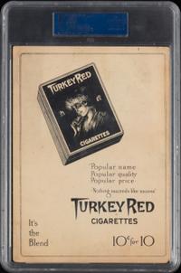 A 1911 T3 Turkey Red Cabinets Eddie Collins Baseball Card (PSA 3MK VG) Turkey Red Back