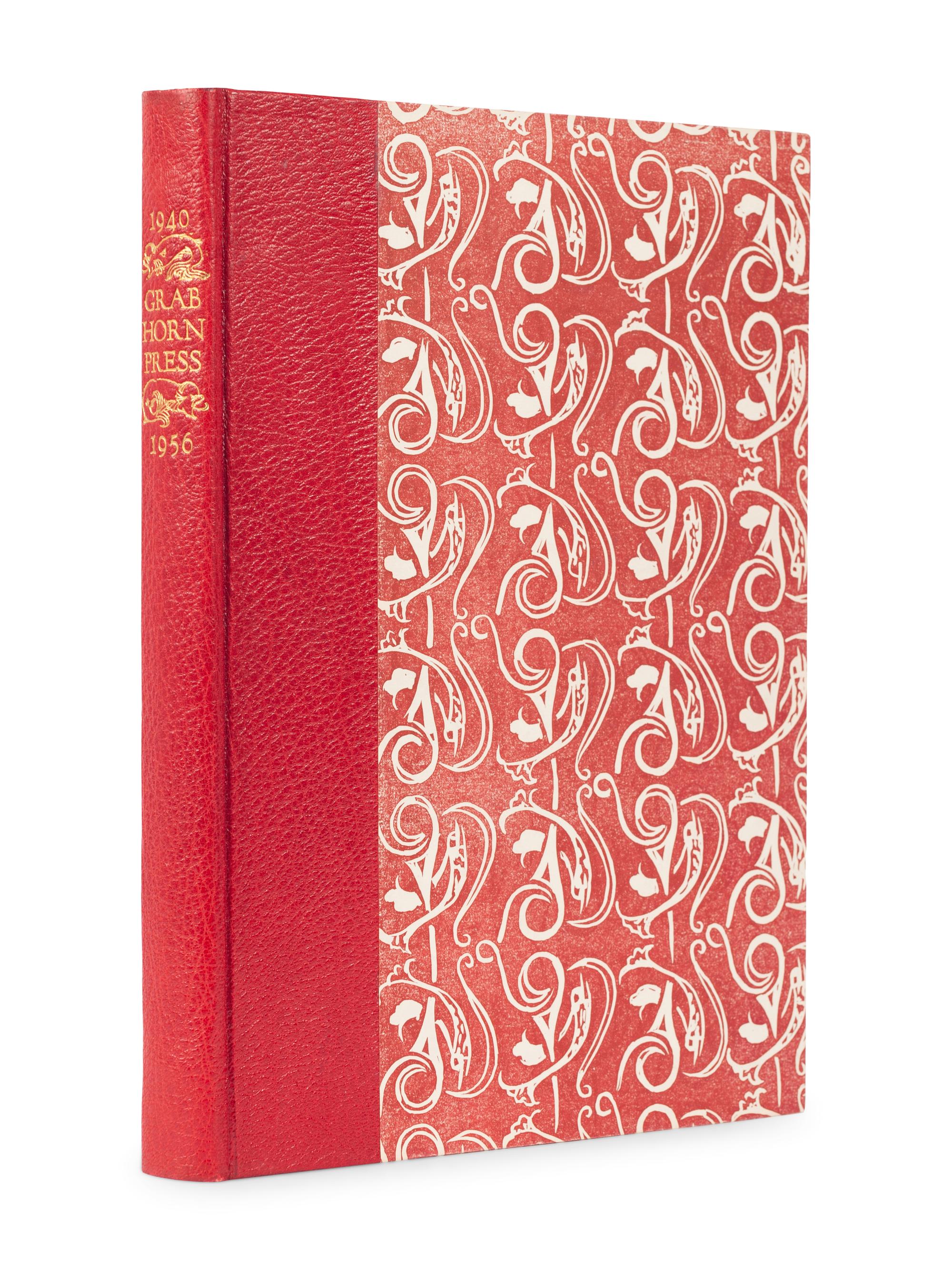 [GRABHORN PRESS]. MAGEE, Dorothy and David. Bibliography of the Grabhorn Press (1940-1956) [With a Check-List 1916-1940]. San Francisco: Grabhorn Press, 1957.