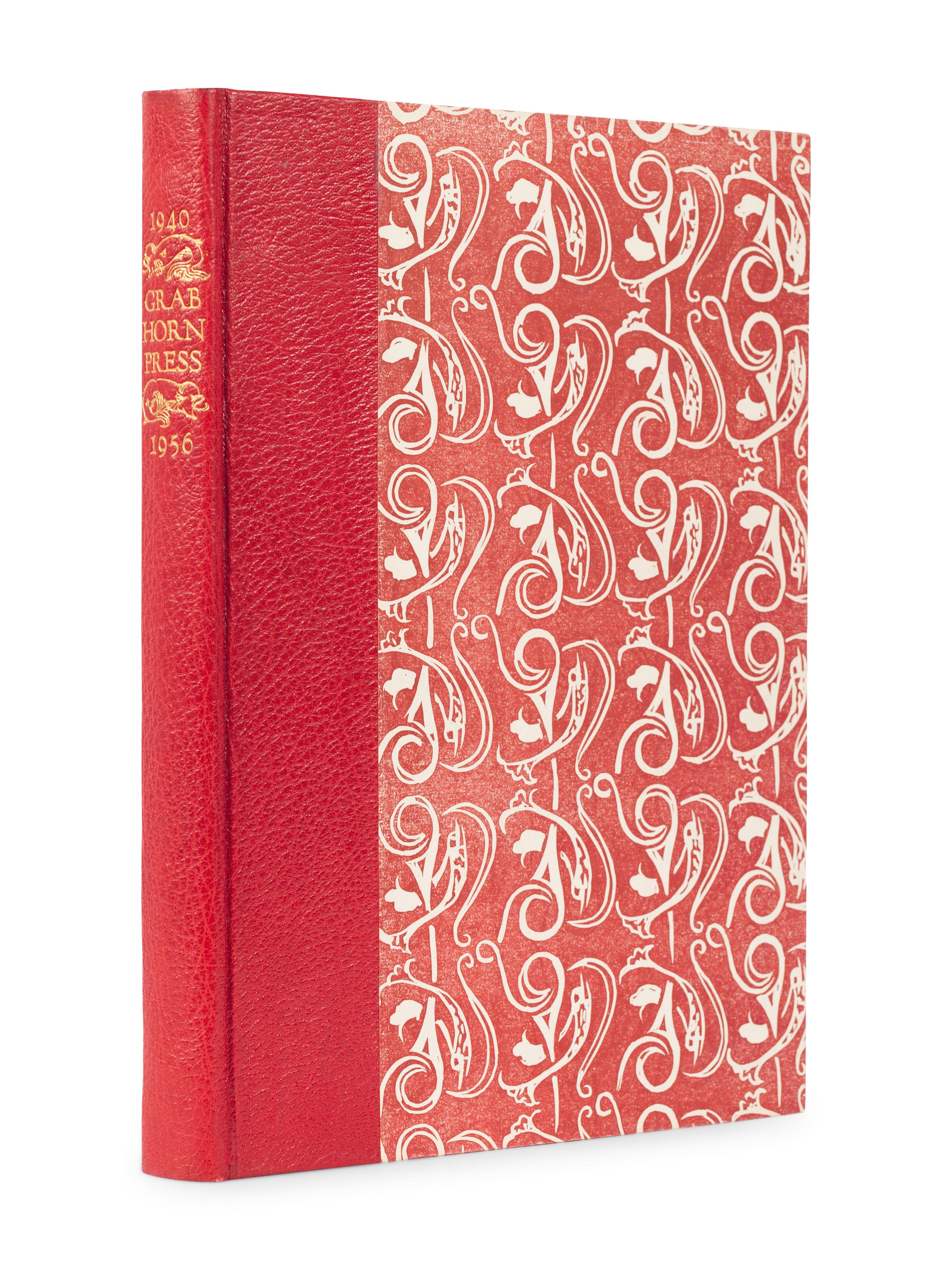 [GRABHORN PRESS]. MAGEE, Dorothy and David. Bibliography of the Grabhorn Press (1940-1956) [With a Check-List 1916-1940]. San Francisco: Grabhorn Press, 1957.