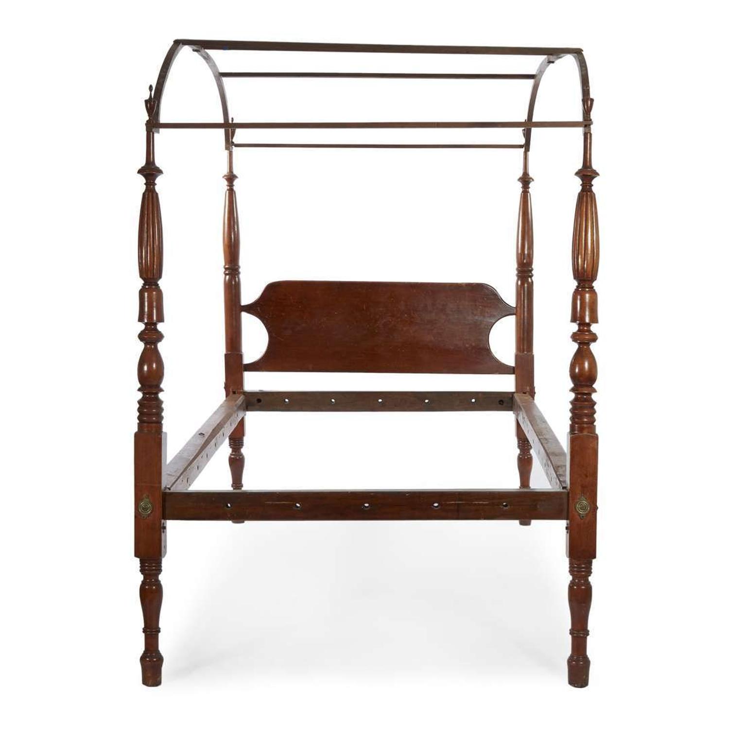Federal maple field bed New England, early 19th century