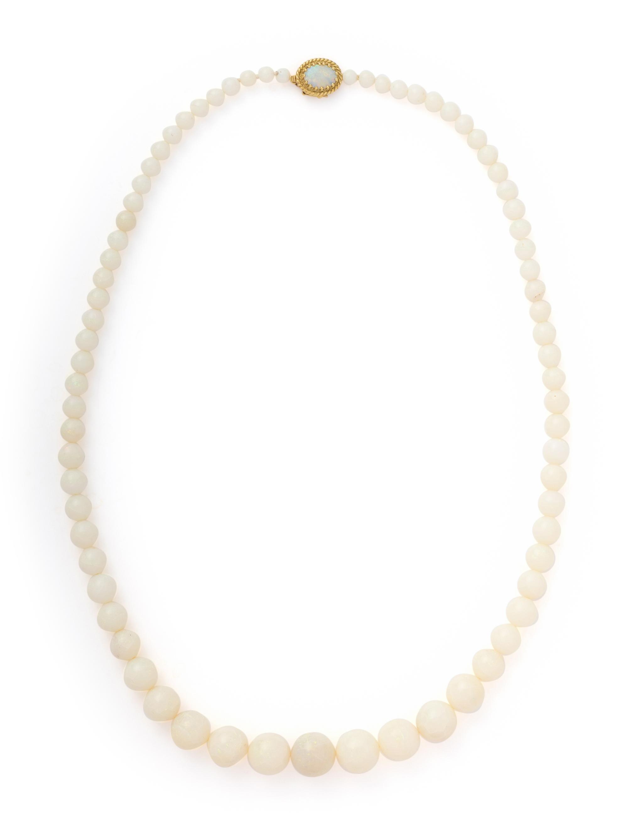 OPAL BEAD NECKLACE