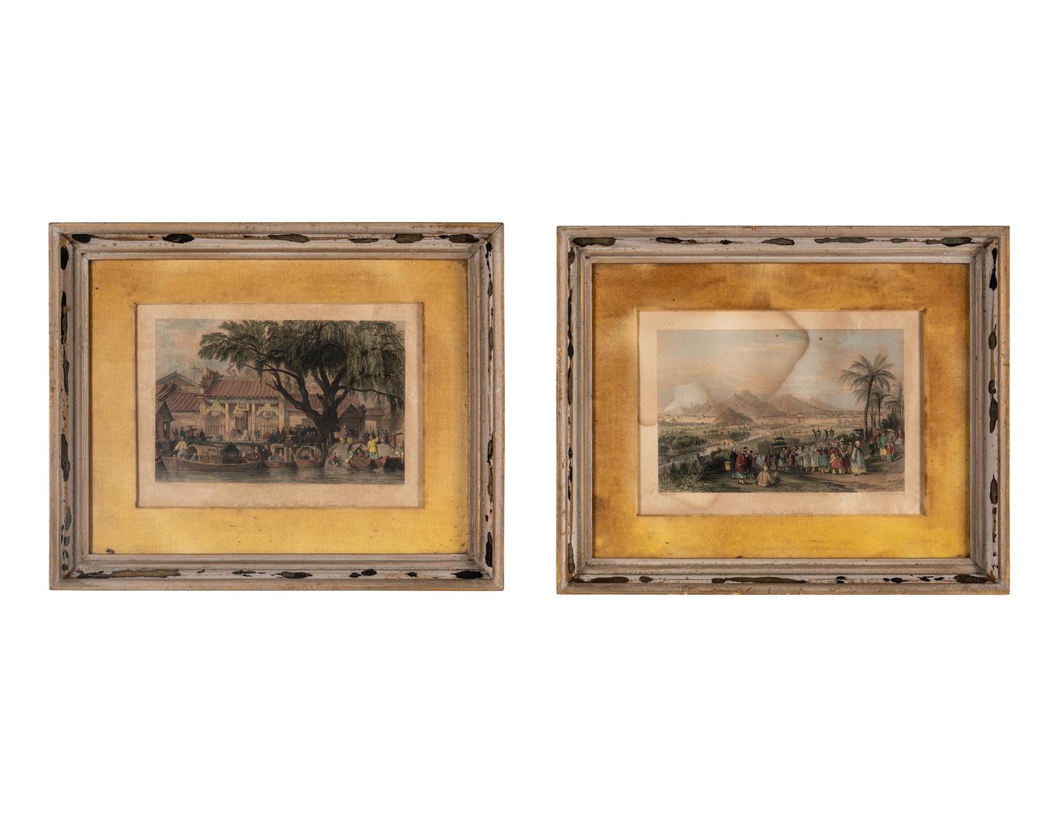 Five Etchings Depicting Life in China