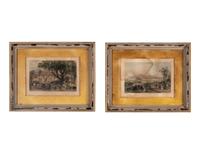Five Etchings Depicting Life in China