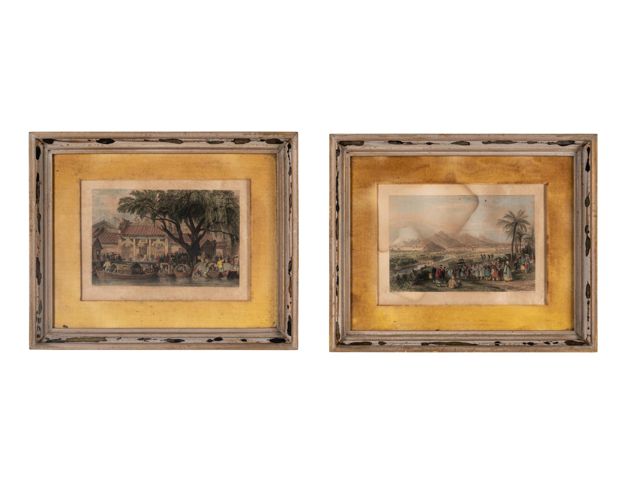 Five Etchings Depicting Life in China
