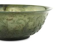 A Chinese Spinach Jade Bowl