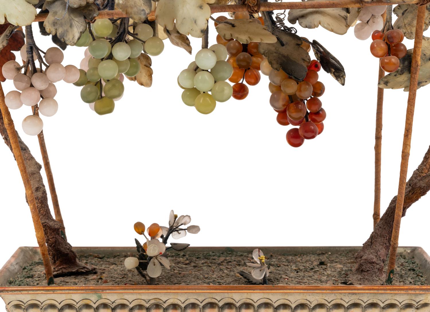 A Chinese Hardstone Model of a Fruit Tree