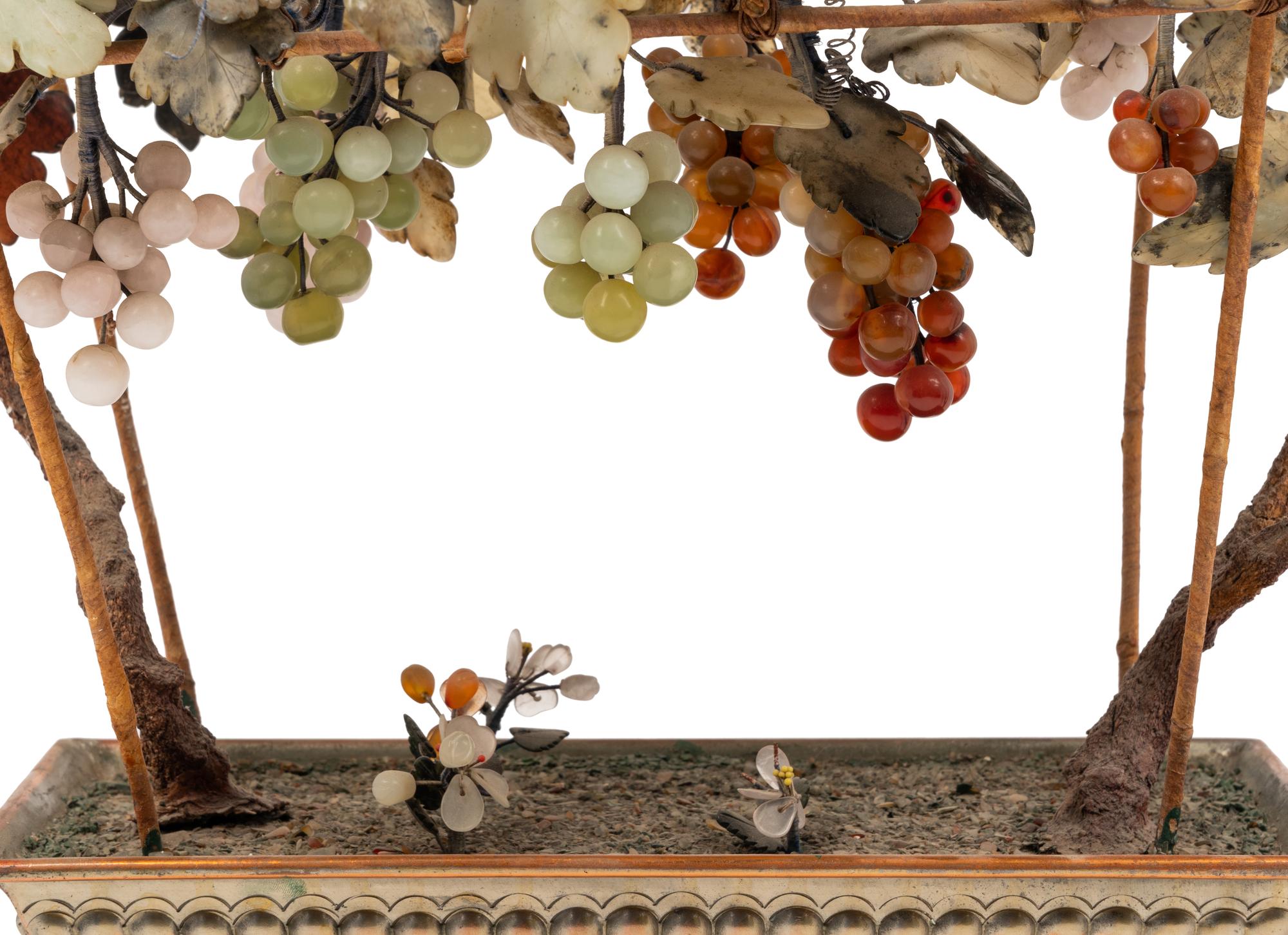 A Chinese Hardstone Model of a Fruit Tree