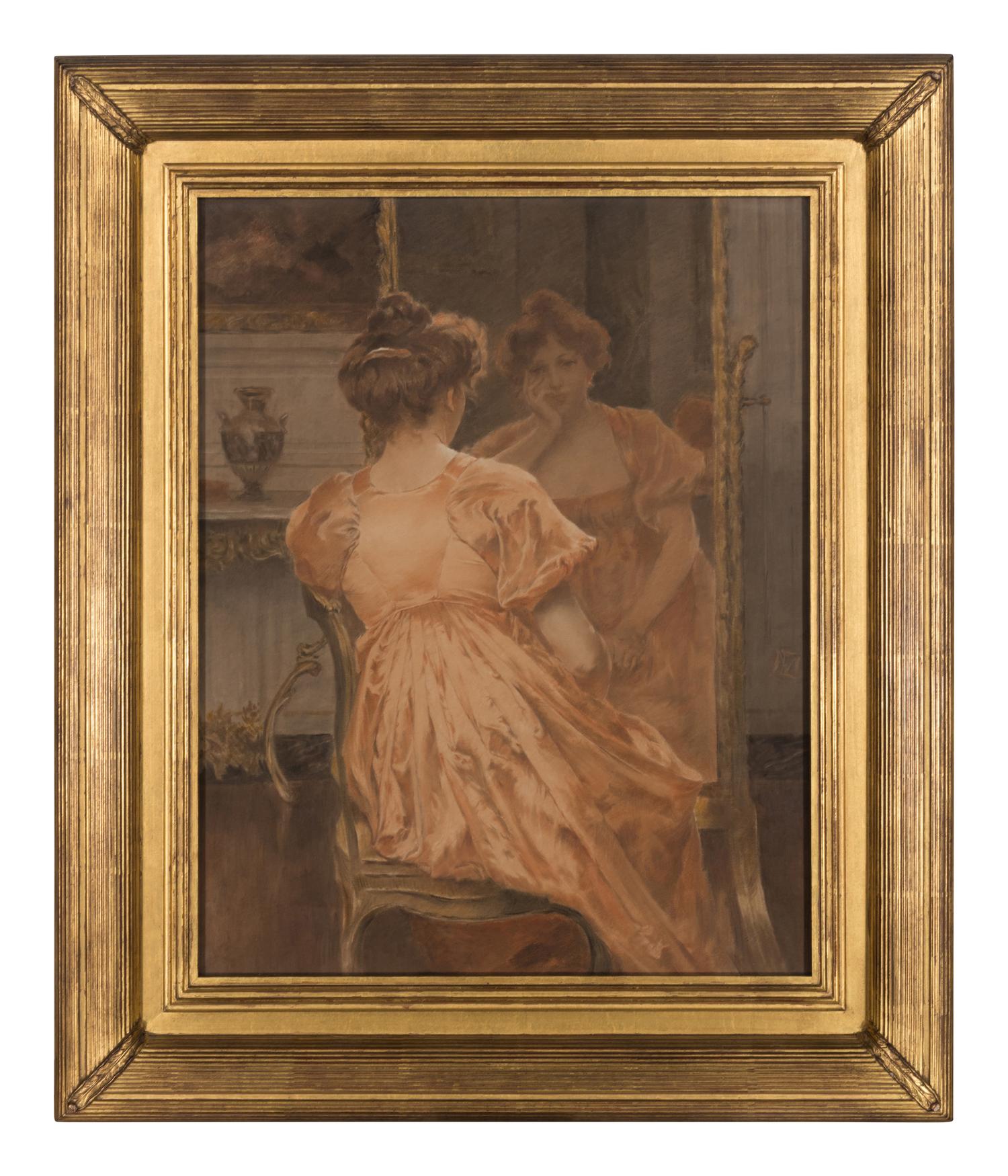 Lady Before a Mirror (Contemplation)
