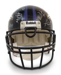 A Group of Baltimore Ravens Signed Autograph Items Including Ed Reed