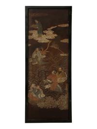 Seven Chinese Framed Lacquer Panels — 19TH CENTURY