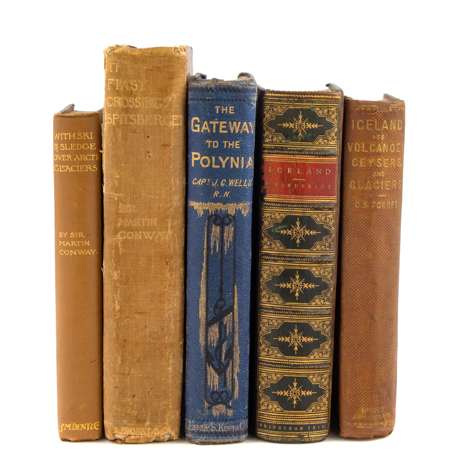 [SPITSBERGEN]. A group of 5 works, comprising: