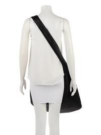 Bottega Veneta Black Intrecciato Shoulder Bag, c.2000